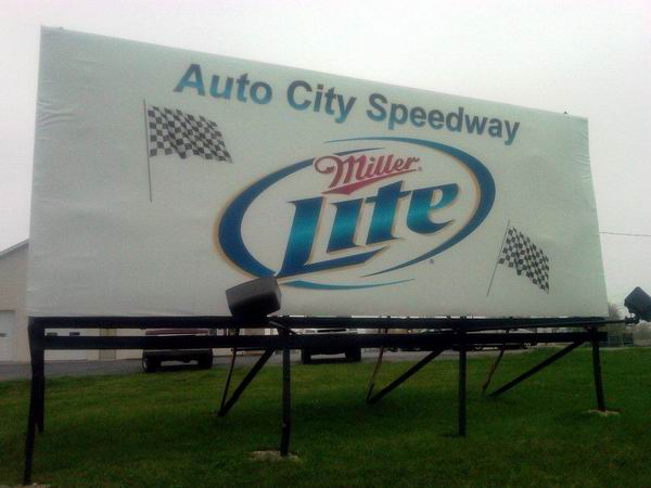 Auto City Speedway - Sign From Randy (newer photo)